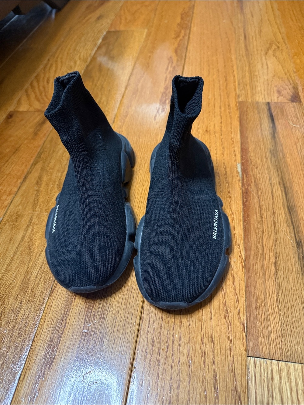 Balenciaga Kids Black Sock Sneakers